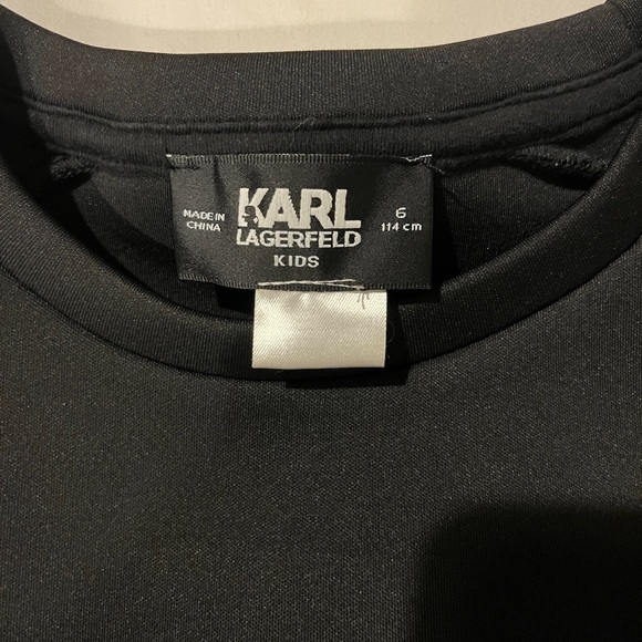 Karl Lagerfeld Kids Black Dress - Picture 3 of 6